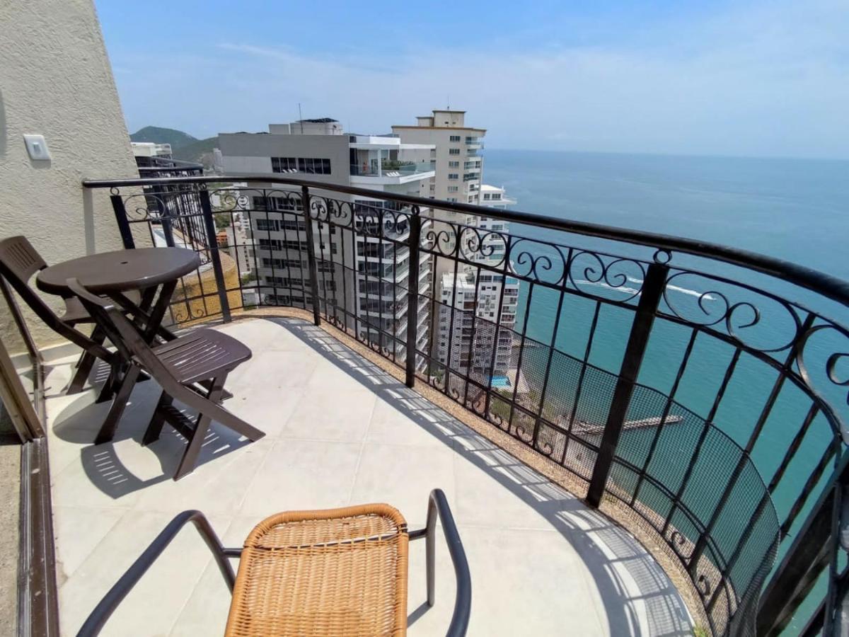 Apartamentos El Penon Del Rodadero Vista Al Mar - By Apartamar Santa Marta Kültér fotó