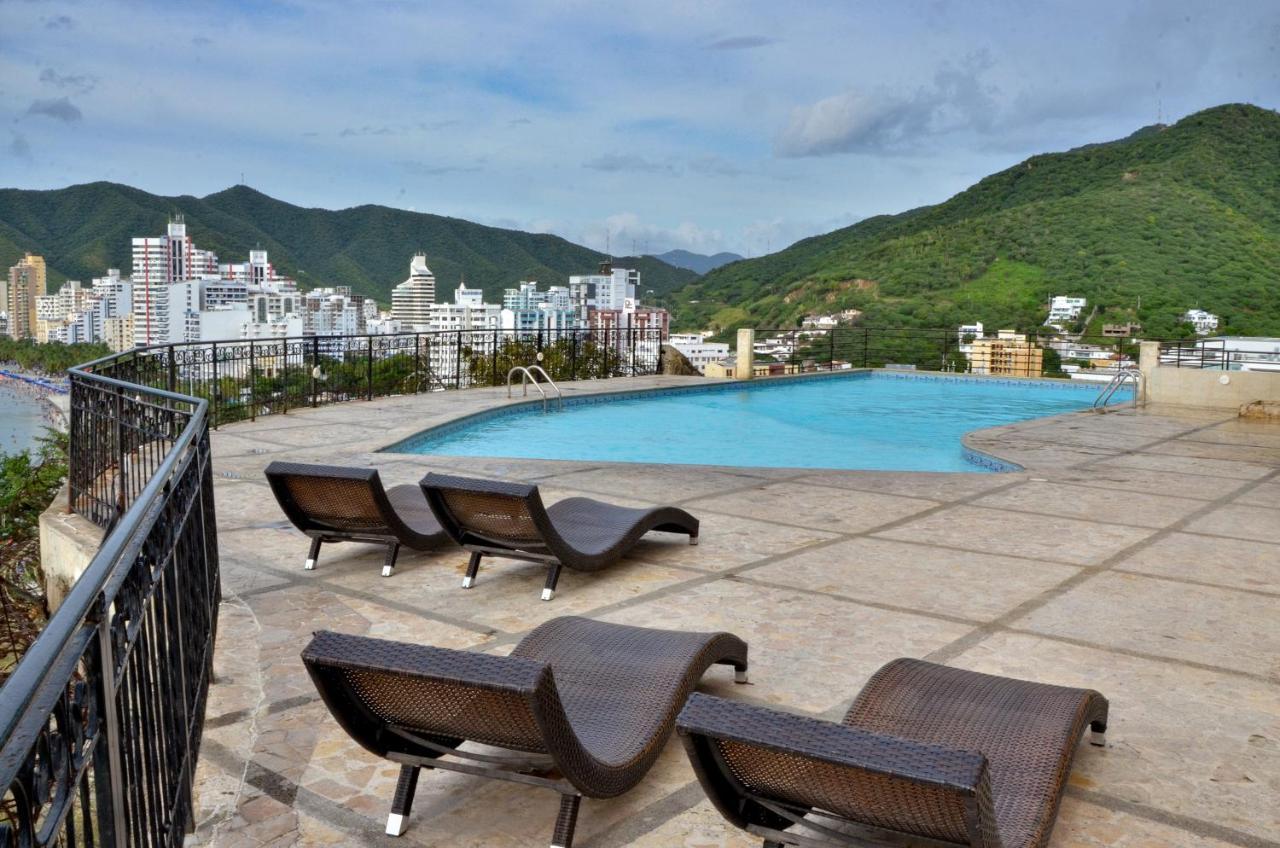 Apartamentos El Penon Del Rodadero Vista Al Mar - By Apartamar Santa Marta Kültér fotó